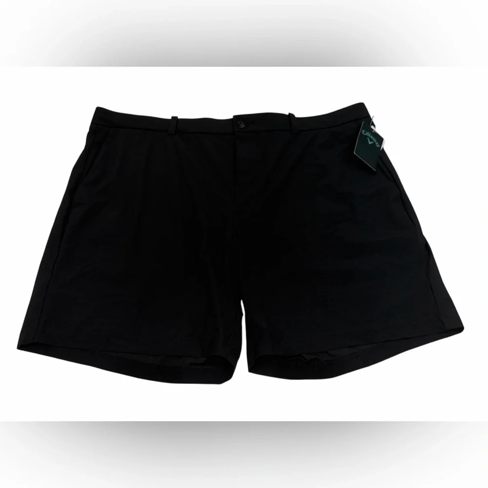 Callaway Men's Opti-Dri‎ Stretch Golf Shorts Black Sz 40 Inseam 9” NWT